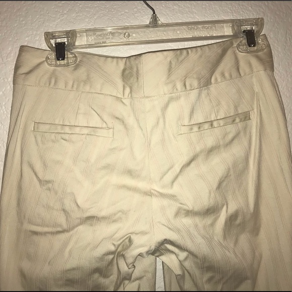 Banana Republic Beige/Cream With Pin-Stripe Capris - Picture 6 of 8